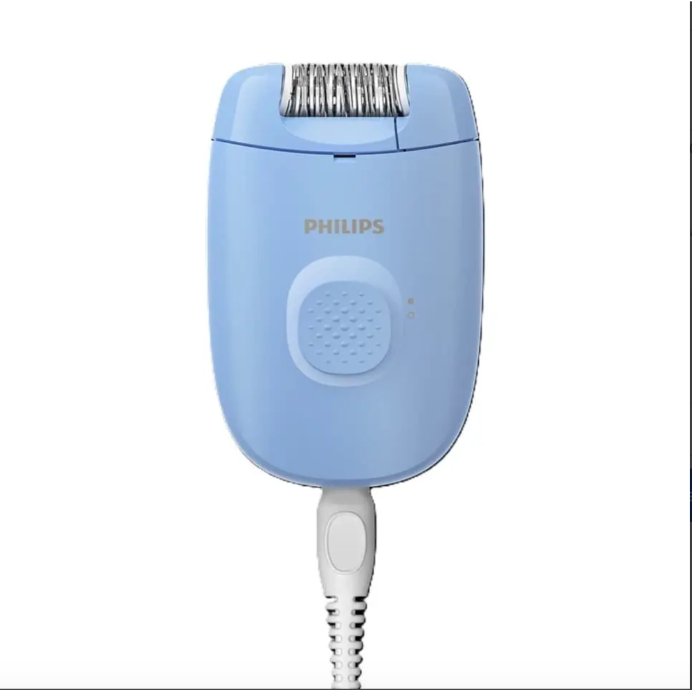 PHILIPS эпилятор серии 2000, проводной, синий (BRE228/00)
