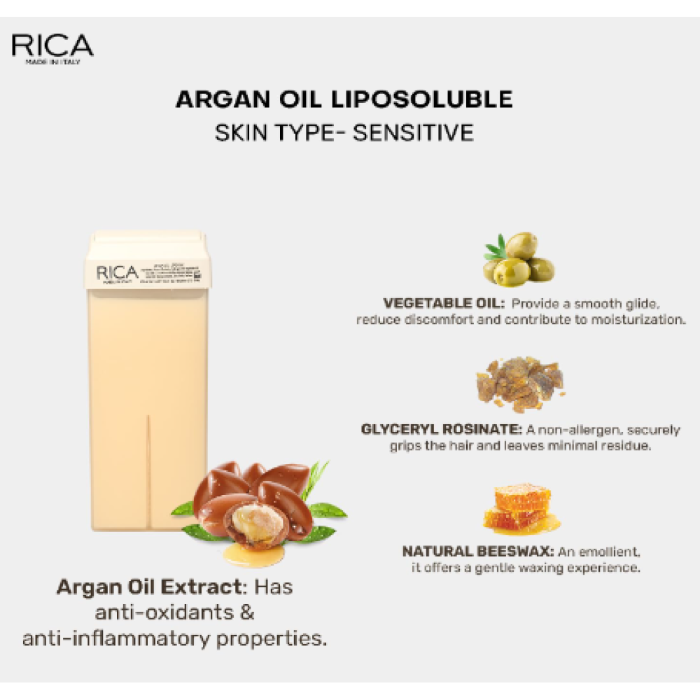 RICA Argan oil wax - Аргановый воск, 100мл (CRRGEAR)