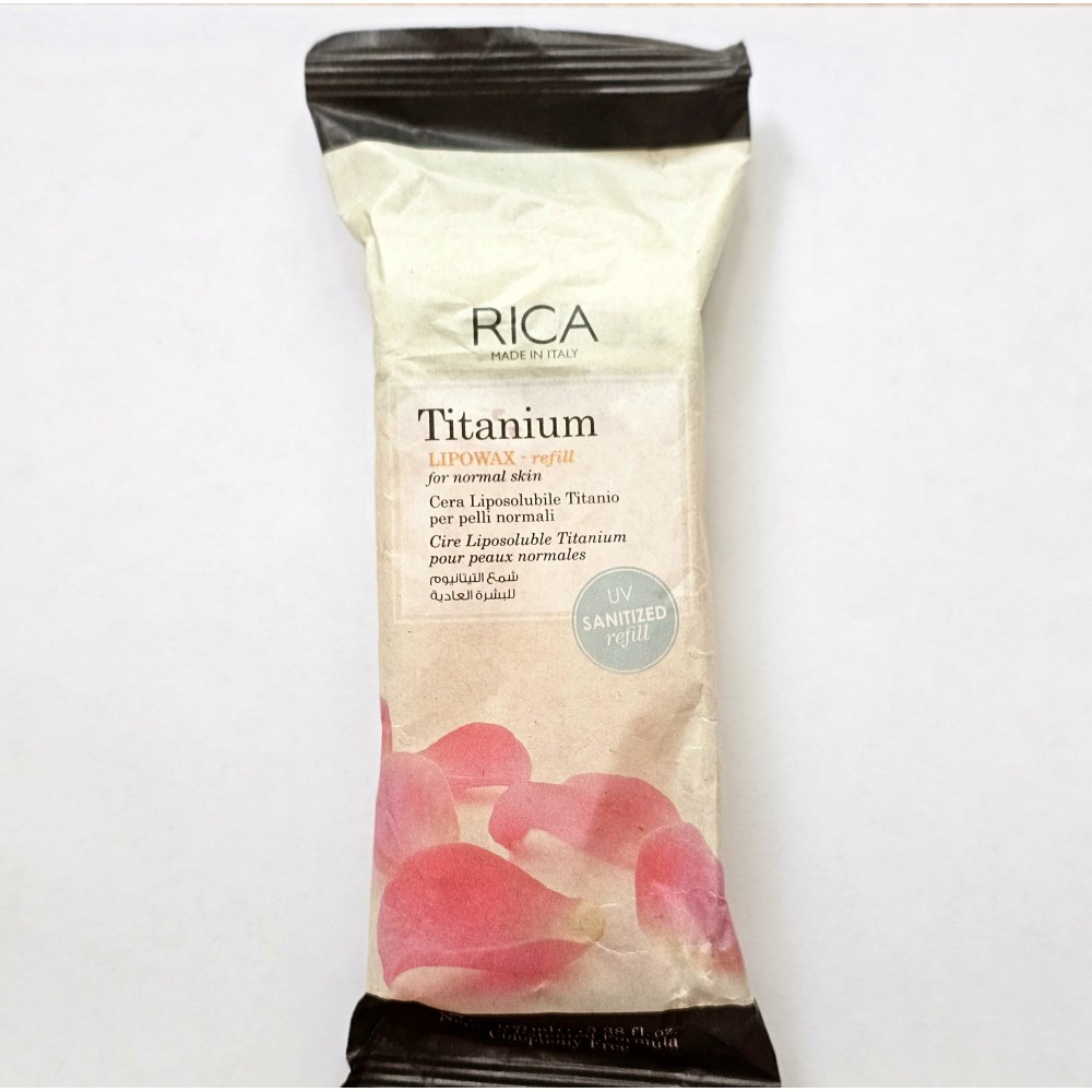 RICA Titanium wax - Розовый воск с диоксидом титана, 100мл (CRRGCR)
