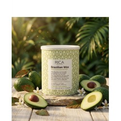 RICA Brazilian Avokado Wax - Бразильский твердый воск с маслом авокадо, 800ml
