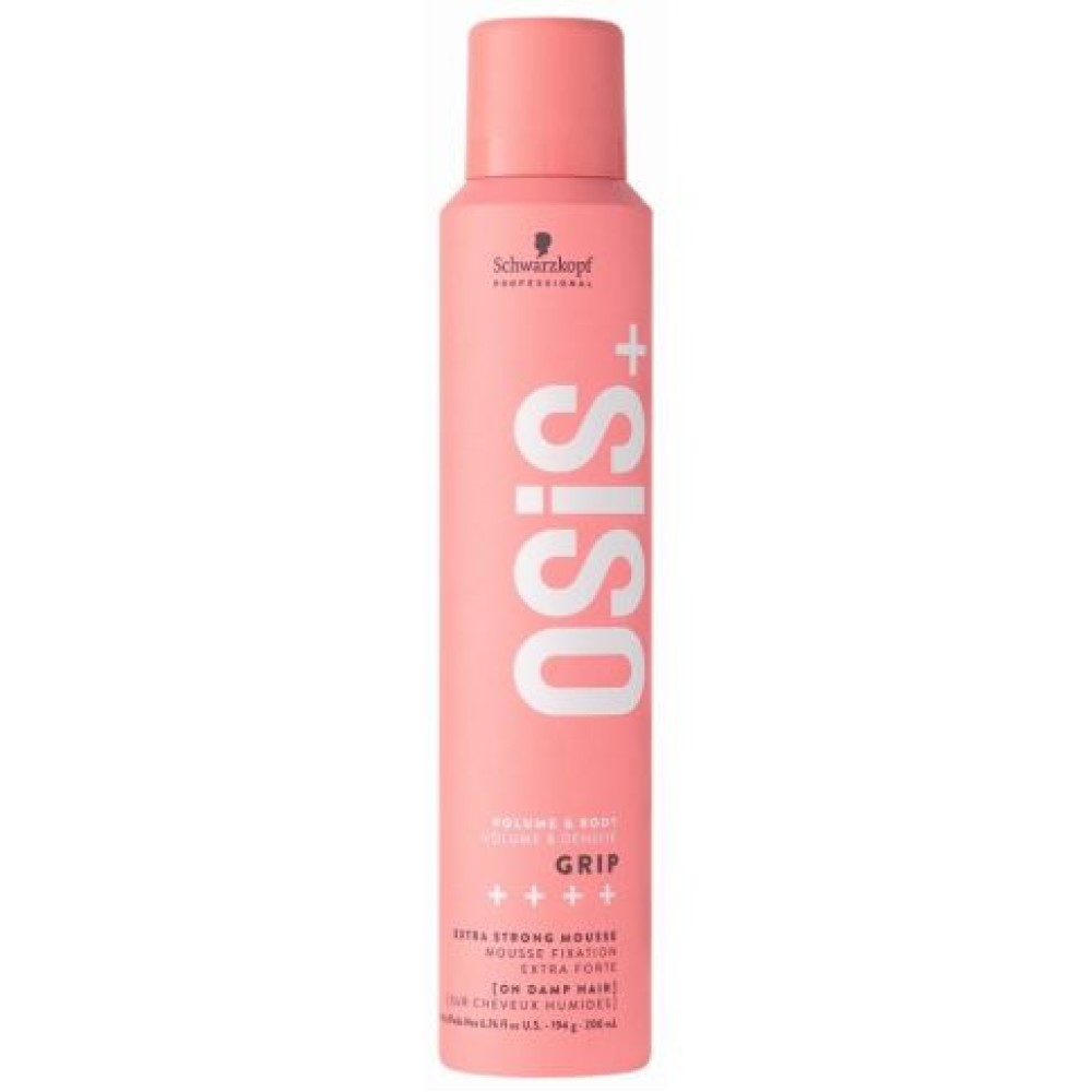 Schwarzkopf Professional OSIS+ Grip Mousse Extra Strong - Мусс для волос сверхсильной фиксации, 200ml (NHK4474)