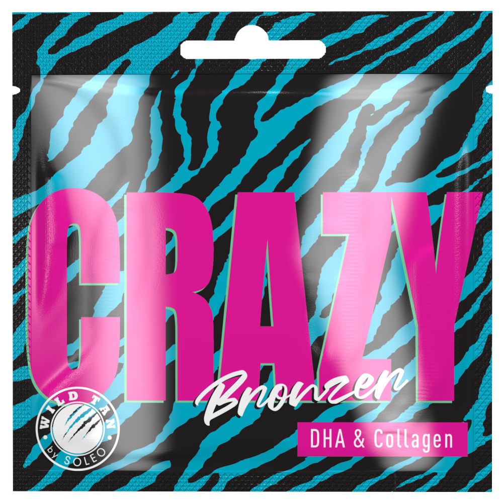 SOLEO CRAZY Bronzer - Крем для солярия с бронзерами, 15ml (WILD-4)