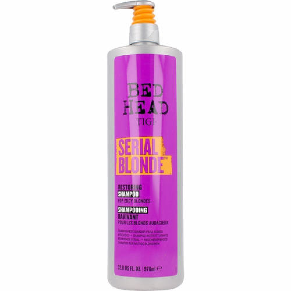 TIGI Bed Head Serial Blonde Restoring Shampoo - Шампунь для натуральных и окрашенных светлых волос, 970ml (Serial-bl-sh)