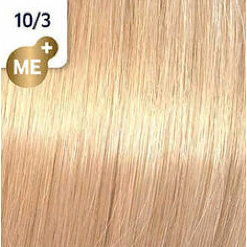 WELLA PROFESSIONALS KOLESTON PERFECT ME+ - Краска для волос, 10/3 - ЯРКИЙ ЗОЛОТИСТЫЙ БЛОНД (81650881)