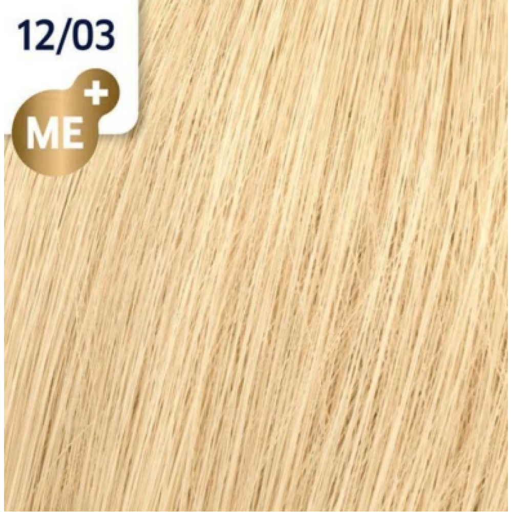 WELLA PROFESSIONALS KOLESTON PERFECT ME+ - Краска для волос, 12/03 - ОСОБО НАТУРАЛЬНЫЙ ЗОЛОТИСТЫЙ БЛОНД (81650943)