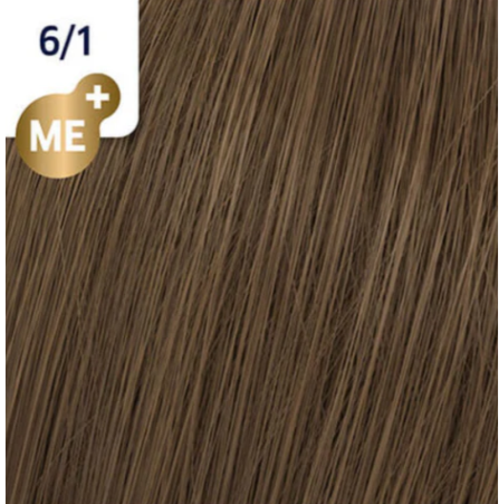 WELLA PROFESSIONALS KOLESTON PERFECT ME+ - Краска для волос, 6/1 - ТЁМНЫЙ ПЕПЕЛЬНЫЙ БЛОНД (81650671)