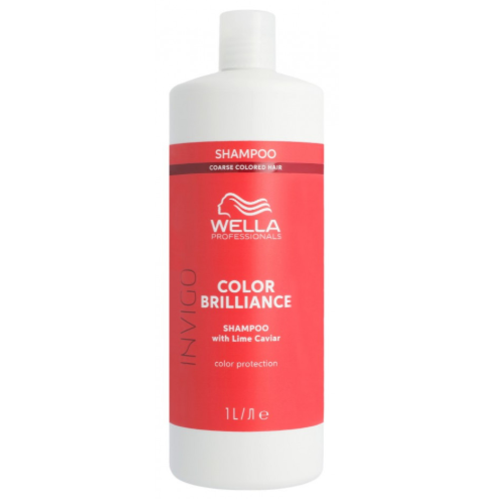 WELLA PROFESSIONAL INVIGO Color Brilliance Coarse Shampoo - Шампунь для защиты цвета окрашенных и жестких волос, 1000ml (99350170075)