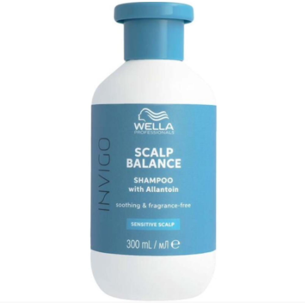 WELLA PROFESSIONAL INVIGO Scalp Balance Sensitive Scalp Shampoo - Мягкий шампунь для чувствительной кожи головы, 300ml (99350169996)