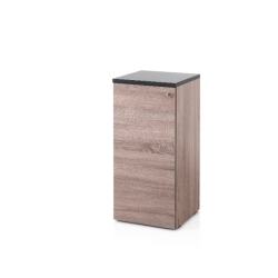 Black & oak Closed service cabinet - Практичный закрытый сервисный шкаф