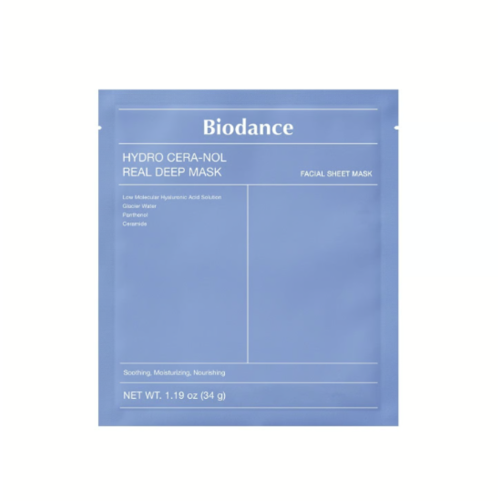 BIODANCE Biodance Hydro Cera-Nol Real Deep Mask - Ночная гидрогелевая маска с церамидами против сухости кожи, 34g (361725)
