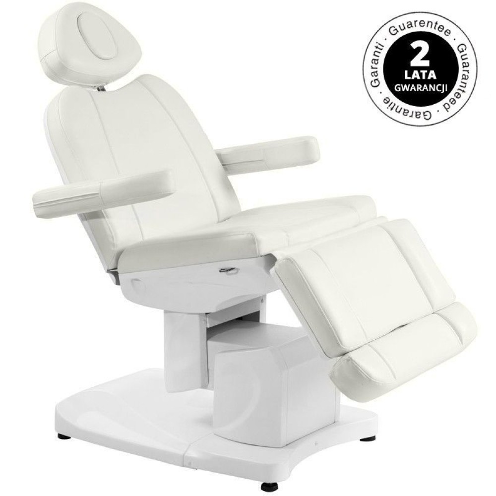Электрическая косметическая кушетка Azzurro 708A с 4 моторами, белая (109094)