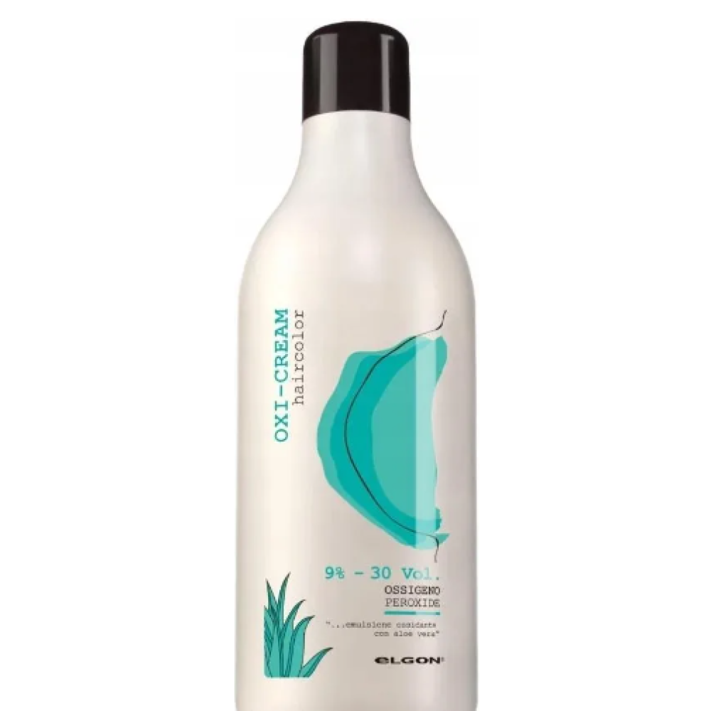 ELGON Oxi-cream haircolor 9% - Окисляющая эмульсия с алоэ вера, 1000ml (elg-40)