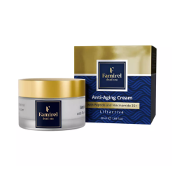 FAMIREL Anti-Aging Day Cream Liftactive with Peptides & Niacinamide - Антивозрастной дневной крем с минералами Мёртвого моря, 50ml