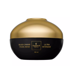 FAMIREL Black Caviar Ultra-Intensive Facial Mask - Маска с экстрактом чёрной икры, 50ml