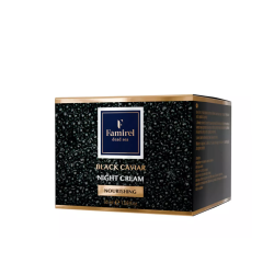 FAMIREL Night Cream Black Caviar Nourishing - Ночной крем с экстрактом чёрной икры, 50ml