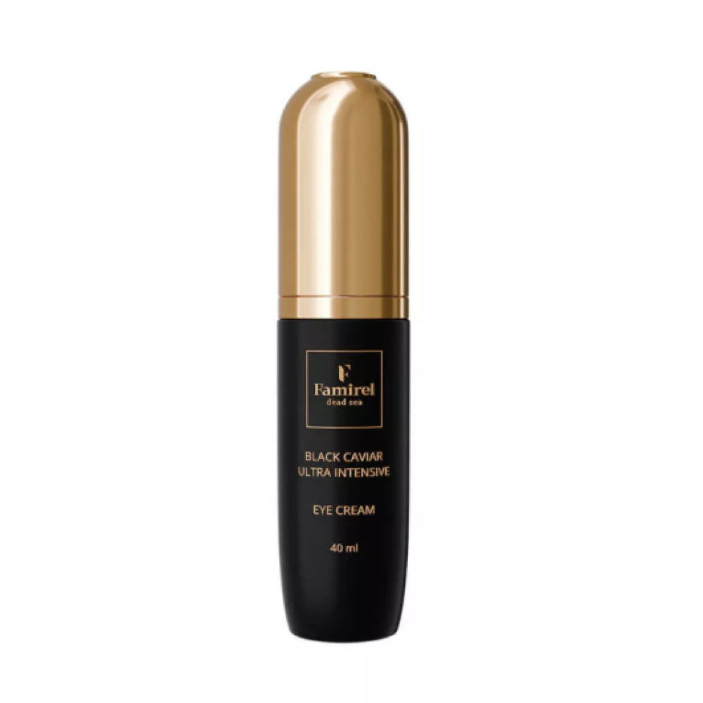 FAMIREL Black Caviar Ultra-Intensive Eye Cream - Крем для кожи вокруг глаз с экстрактом чёрной икры, 40ml (7290114086370)