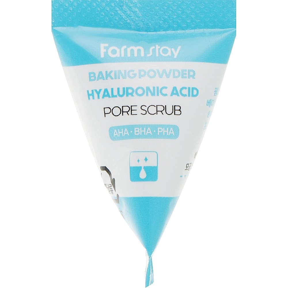 FarmStay Hyaluronic Acid Baking Powder Pore Scrub - Скраб для лица с гиалуроновой кислотой, 7ml (197864-1)