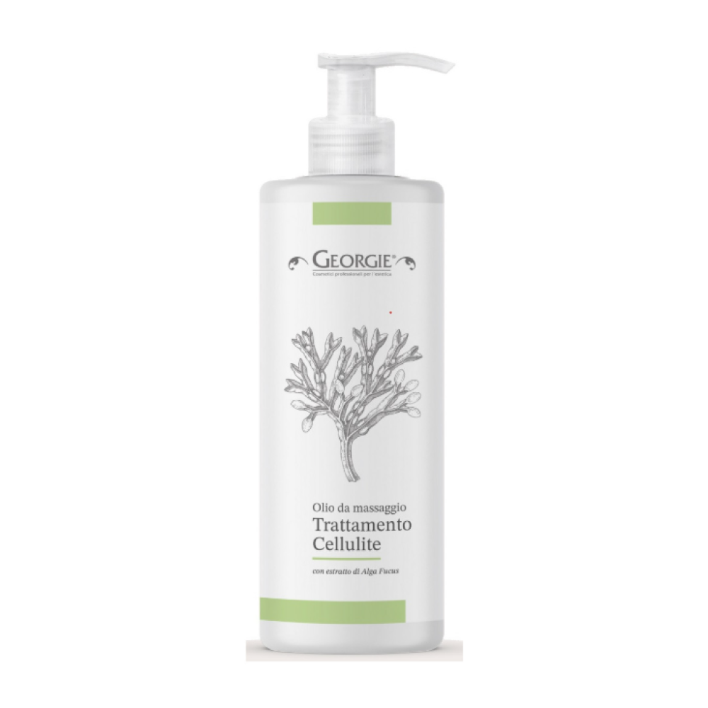 GEORGIE Масло для антицеллюлитного массажа, с экстрактом водорослей Fucus, 500ml (C 4504)