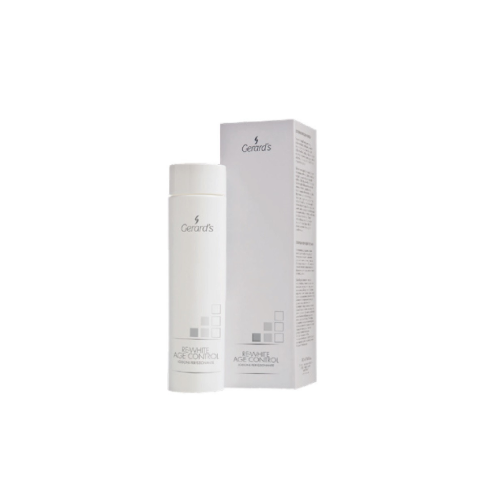 GERARD'S RE-WHITE AGE CONTROL Lotion - Очищающий, матирующий лосьон для лица, балансирующий pH кожи, 200ml (RFAREW305)