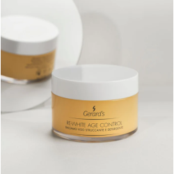GERARD'S RE-WHITE AGE CONTROL MAKE-UP REMOVER AND CLEANSER - Бальзам для глубоко очищения глаз, губ и снятия макияжа с лица, 150ml