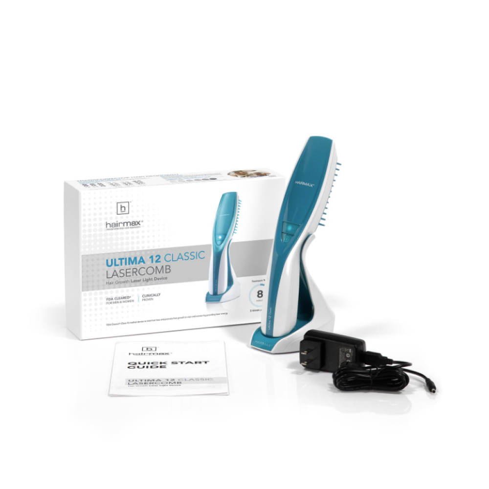 HairMax Ultima 12 Classic LaserComb - Лазерная расчёска (16927)