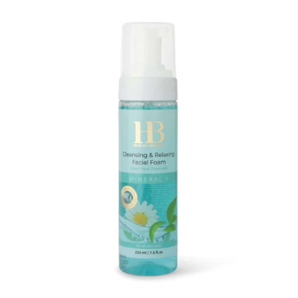 HEALTH&BEAUTY Cleansing&Relaxing Facial Foam Green Tea, Chamomile&Minerals - Пенка для лица очищающая, расслабляющая с экстрактом зелёного чая и ромашки (H&Bfoam-green)