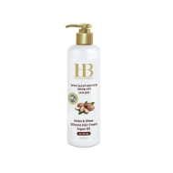 H&B Moist & Shine Argan Oil Hair Cream No-Rinse - Крем на основе арганового масла и силикона для увлажнения и укладки волос, несмываемый, 400ml