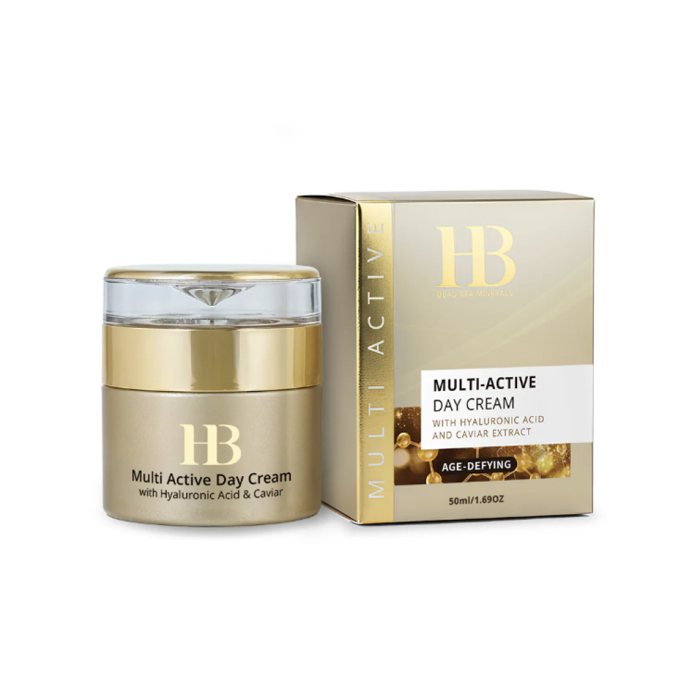 H&B PREMIUM LINE Multi-Active Day Cream with Hyaluronic acid and Caviar Extract - Мультиактивный дневной крем с гиалуроновой кислотой и экстрактом икры (H&Bday)