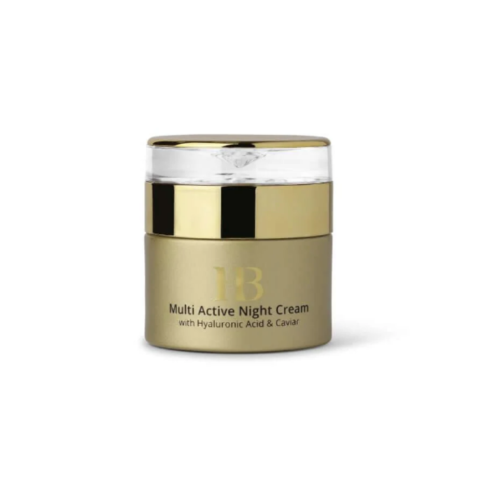 H&B PREMIUM LINE Multi-Active Night Cream with Hyaluronic acid and Caviar Extract  - Мультиактивный ночной крем с гиалуроновой кислотой и экстрактом икры (H&Bnight)