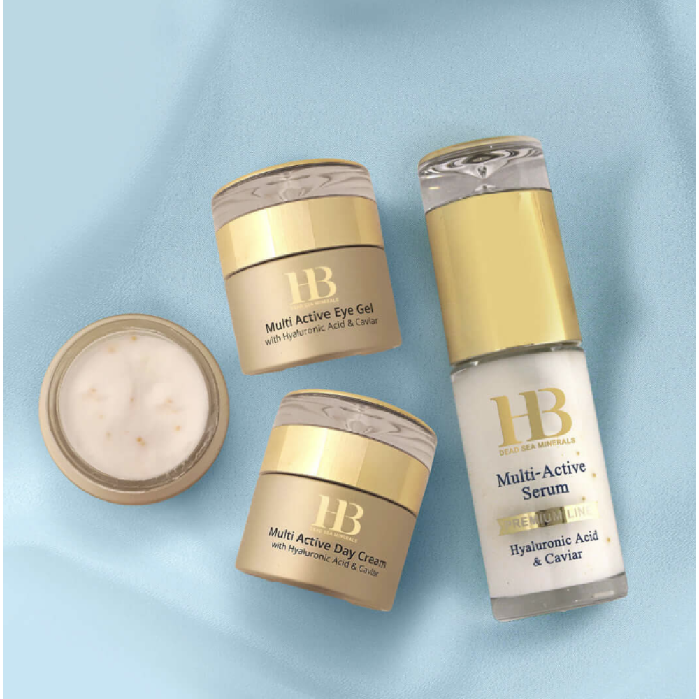 H&B Multi-Active Serum with Hyaluronic acid and Caviar - Мультиактивная сыворотка с гиалуроновой кислотой и икрой (HB-SERUM)