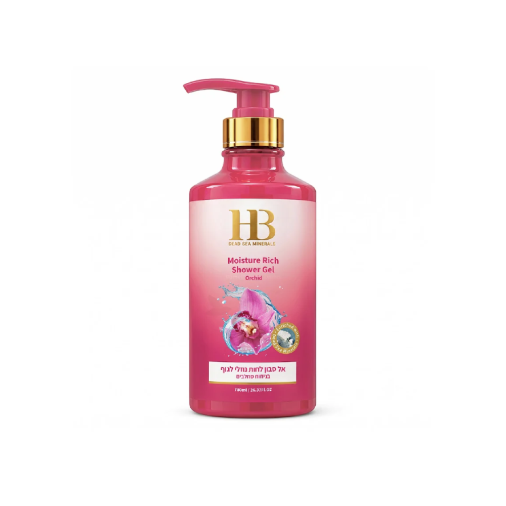 HEALTH&BEAUTY Moisture Rich Shower Cream Orchid - Увлажняющий крем-гель для душа Орхидея, 780ml (H&B00094)