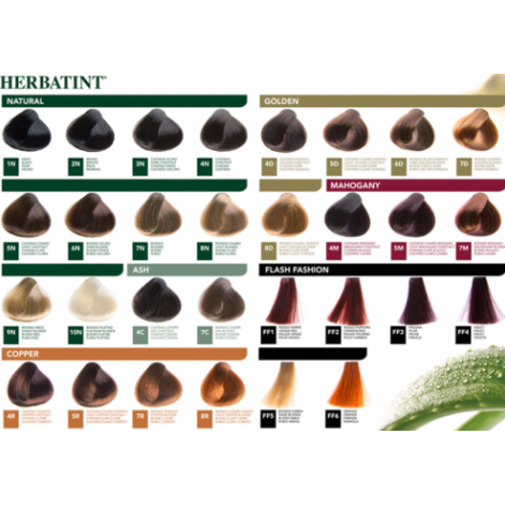 HERBATINT гель-краска для волос на растительной основе - 5N (светло-ореховый) (Herbatint5N)