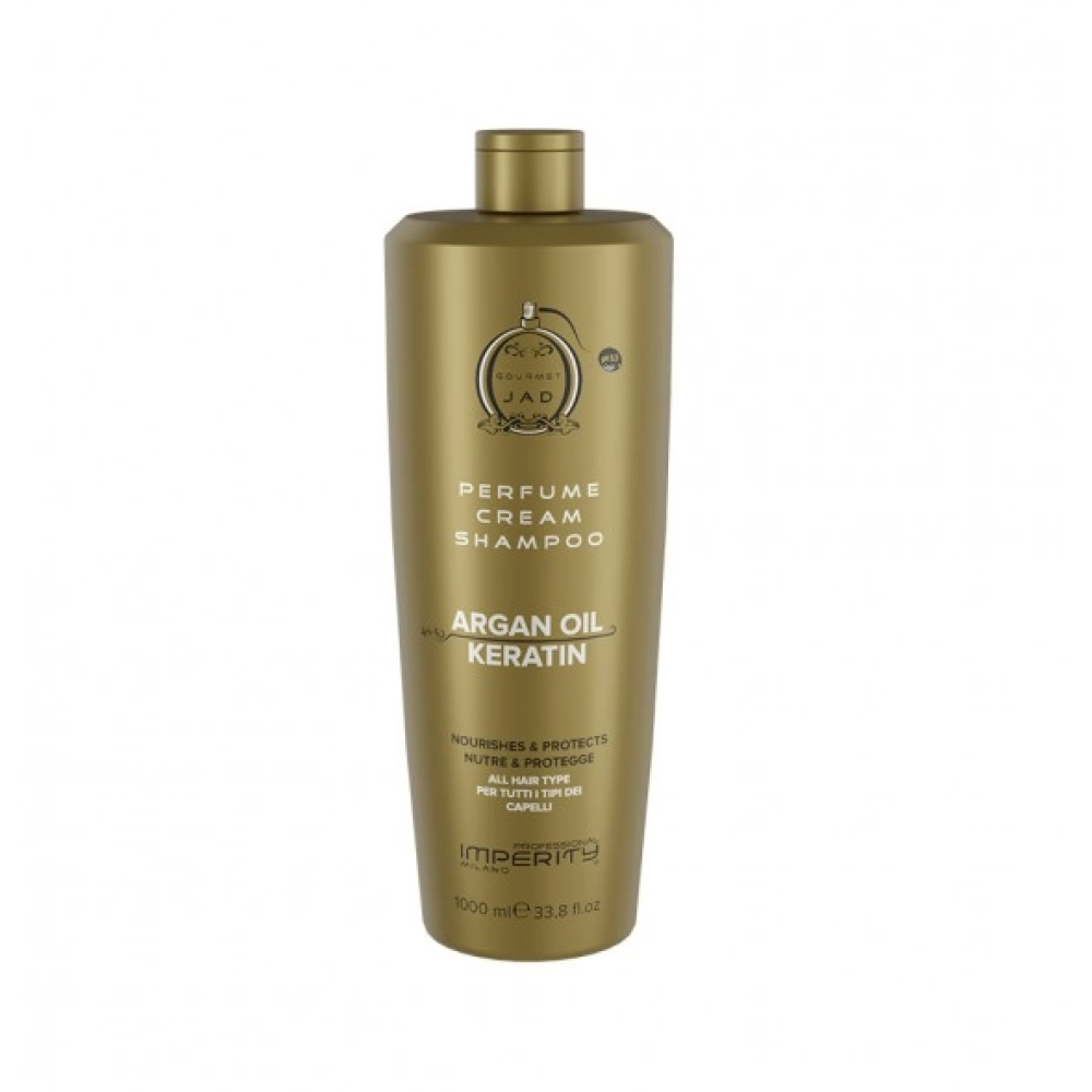 IMPERITY Gourmet JAD Perfume Cream Shampoo - Шампунь с кератином и аргановым маслом, 1000мл (BRL6242-jad)
