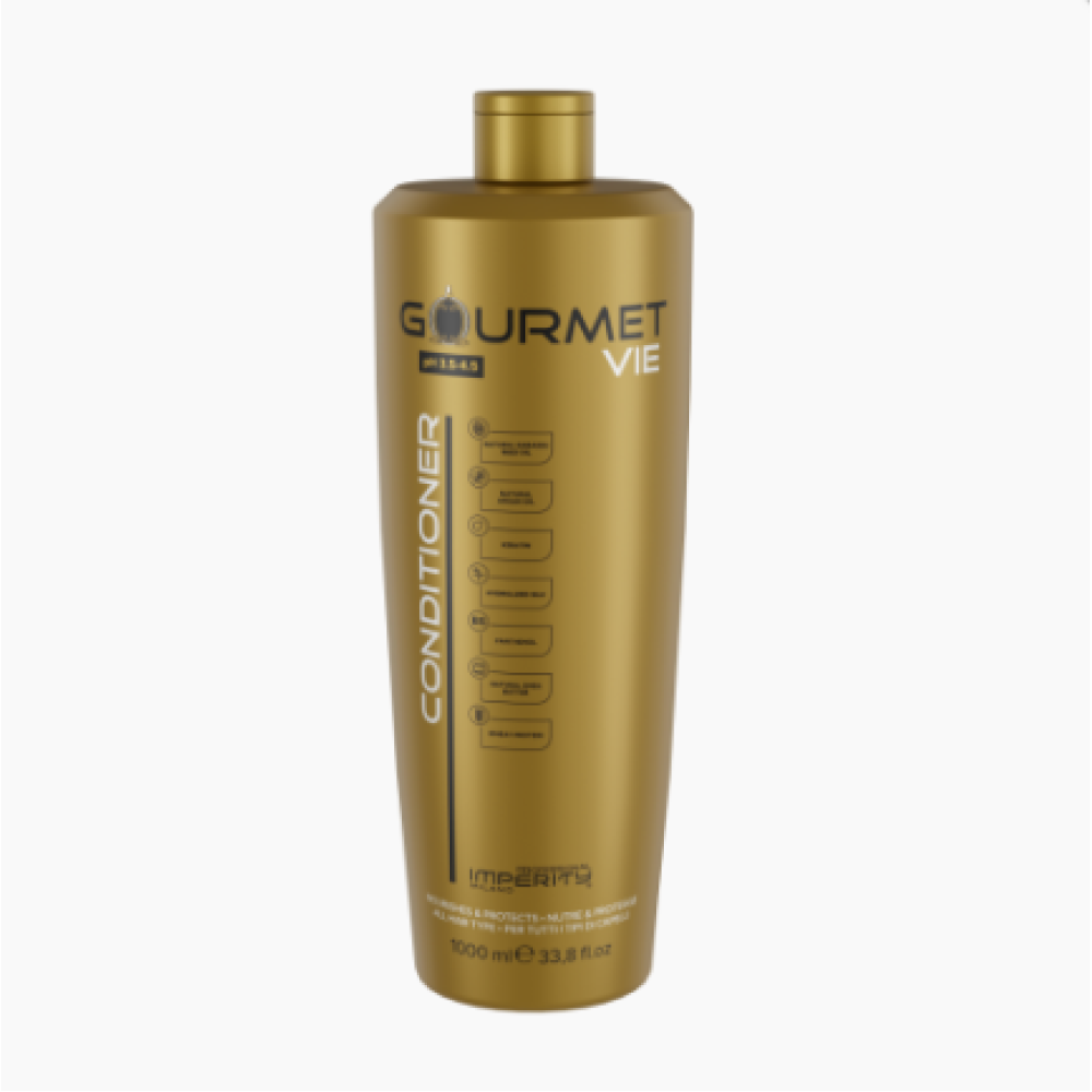 IMPERITY Gourmet Vie Perfume Cream Conditioner - Кондиционер для волос с кератином и аргановым маслом, 1000мл (BRL-GOUR-CON)