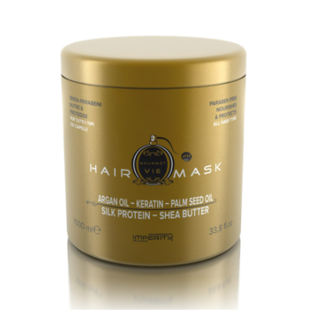 IMPERITY Gourmet Vie Mask - Маска для волос с аргановым маслом и кератином, 1000ml (BRL6587)