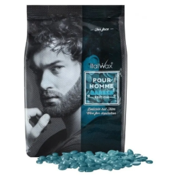 ItalWax Pour Homme BARBER EDITION - Мужской плёночный воск для депиляции, 500гр.