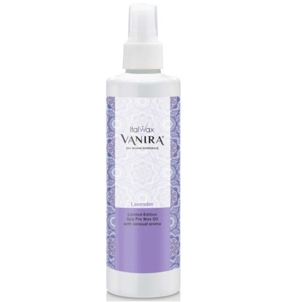 ItalWax VANIRA Pre Wax LAVANDA Oil - Масло перед депиляцией с лавандой, 250ml (CPWO250)
