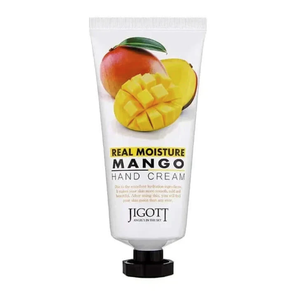 JIGOTT Real Moisture Mango Hand cream - Интенсивно увлажняющий крем для рук с экстрактом манго, 100ml (280795)