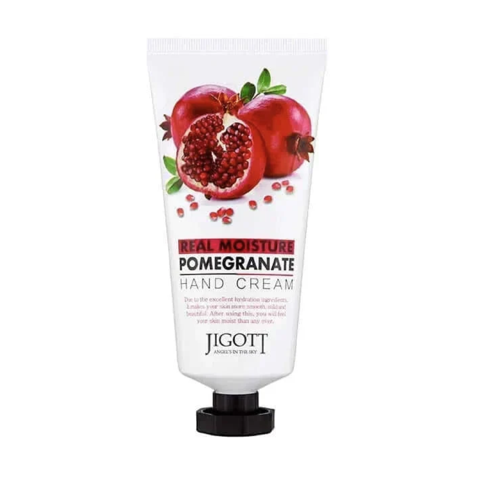 JIGOTT Real Moisture Pomegranate Hand cream - Интенсивно увлажняющий крем для рук с экстрактом граната, 100ml (280788)
