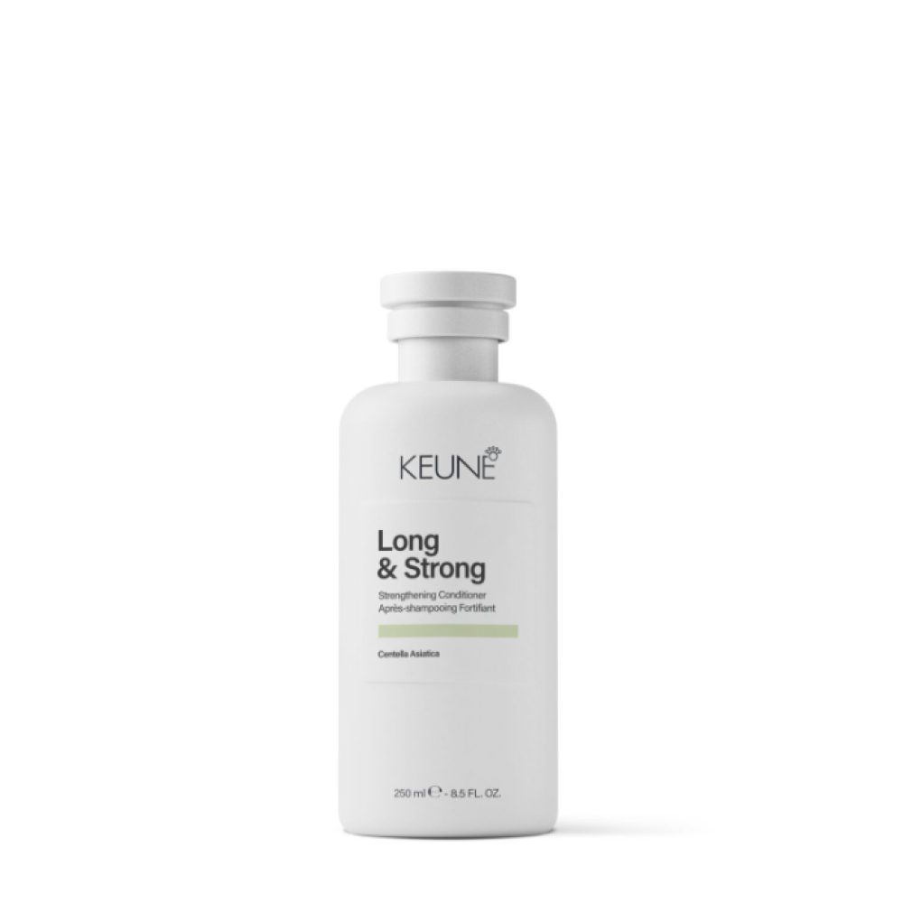 KEUNE Long & Strong Strenghtening Conditioner - Профессиональный укрепляющий кондиционер для длинных и ослабленных волос, 250ml (21605)