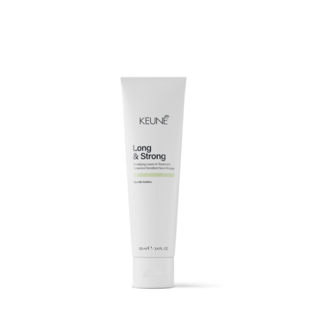 KEUNE Long & Strong Densifying Leave-in Treatment - Профессиональное несмываемое средство для укрепления и уплотнения длинных и ослабленных волос, 100ml (254518)