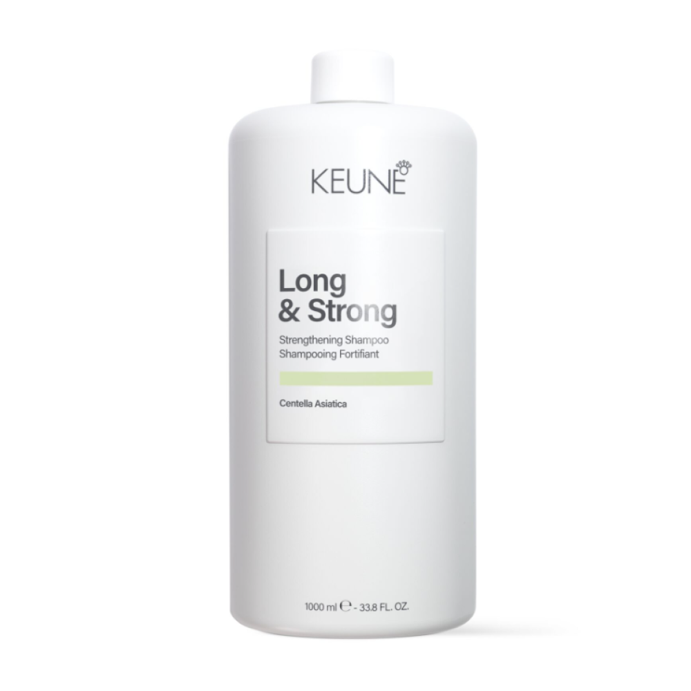KEUNE Long & Strong Strengthening Shampoo - Профессиональный укрепляющий шампунь для длинных и ослабленных волос, 1000ml (254513)