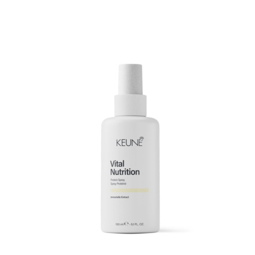 KEUNE Vital Nurition Protein Spray - Профессиональный несмываемый протеиновый спрей для восстановления, укрепления и защиты сухих, ломких и поврежденных волос, 150ml (63310325)