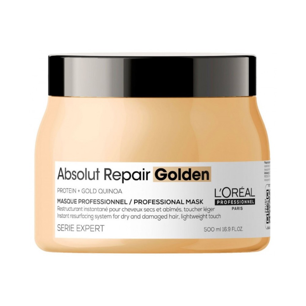 L'Oreal Professionnel Serie Expert Absolut Repair Golden Mask - Восстанавливающая маска для повреждённых волос, 500ml (71039-1)