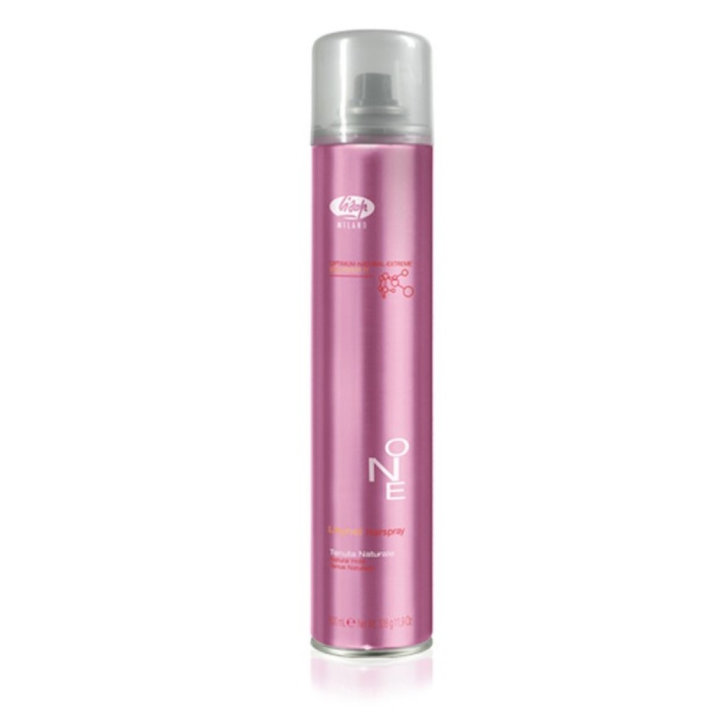 Lisap Milano Lisynet ONE Natural - Профессиональный лак  для волос нормальной фиксации, 500ml (404710)
