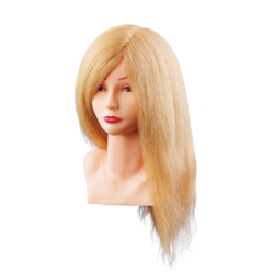 Голова-манекен Louisa, blond - с натуральными волосами 40cm