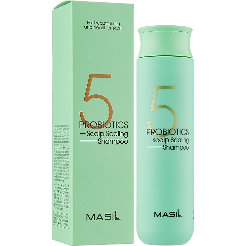 MASIL 5 Probiotics Scalp Scaling Shampoo - Глубокоочищающий шампунь с пробиотиками, 300ml (60408)