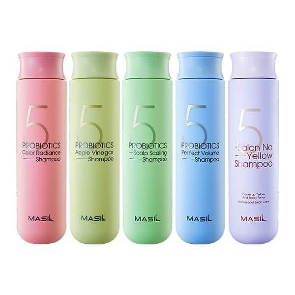 MASIL 5 Probiotics Apple Vinegar Shampoo - Шампунь с пробиотиками и яблочным уксусом, 300ml (60439)