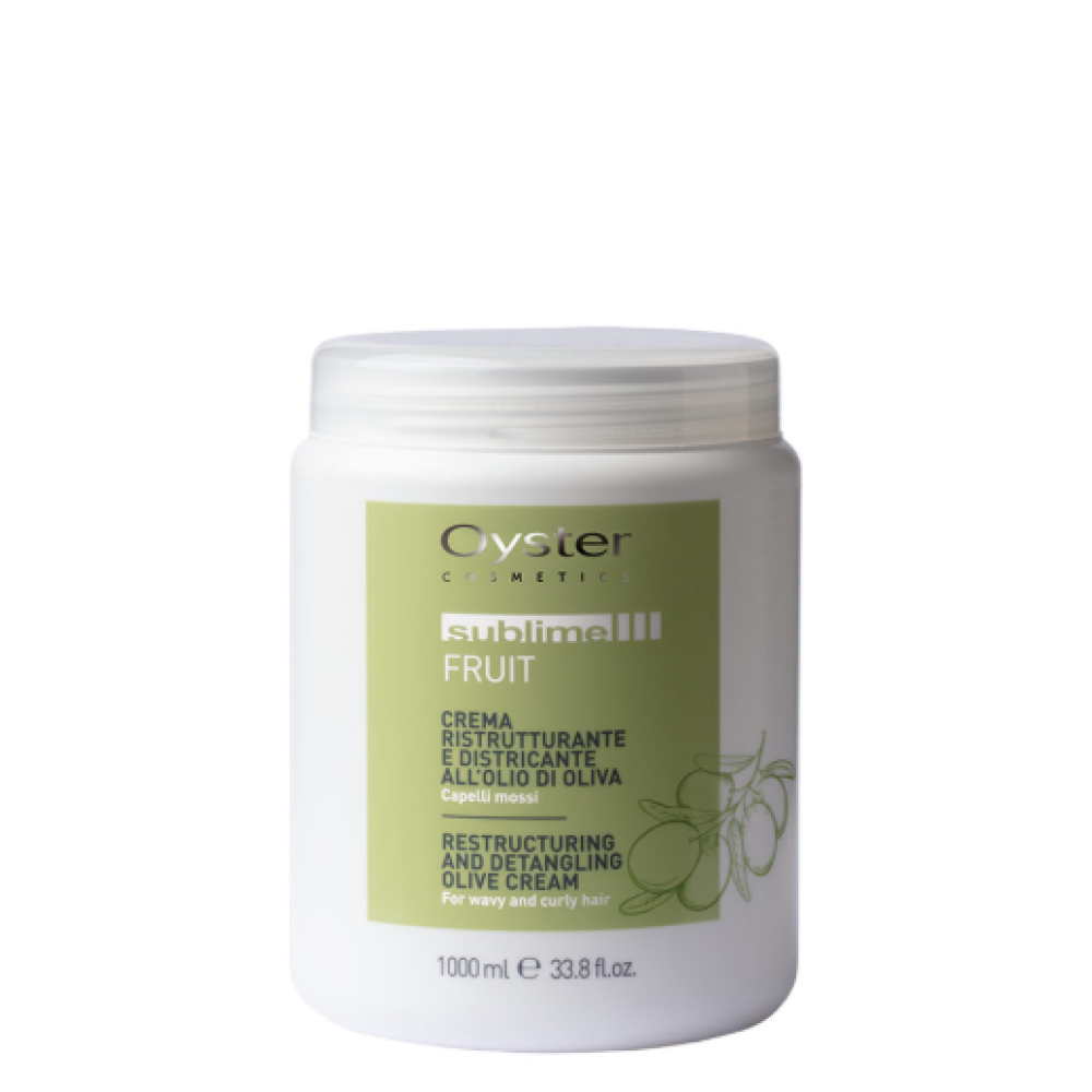 Oyster FRUIT SUBLIME Olive Mask - Восстанавливающая крем-маска для сухих, поврежденных и вьющихся волос, 1000ml (OYBM07100500)