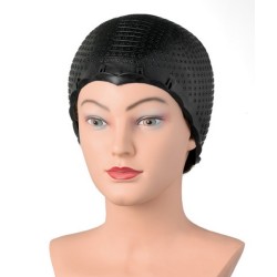 Highlighter cap, latex, black - Шапочка для мелирования из термопластика